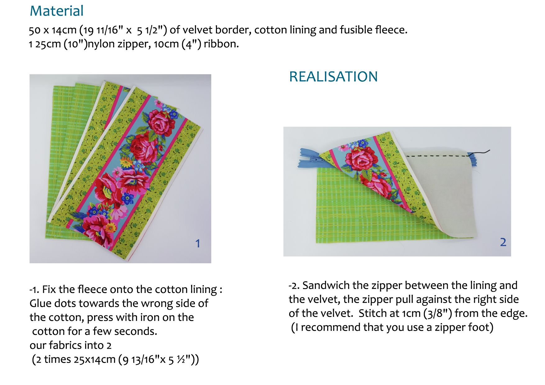 Tutorial for Pencil case page 1